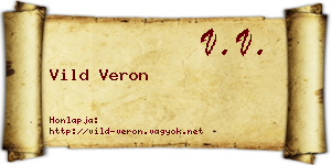 Vild Veron névjegykártya